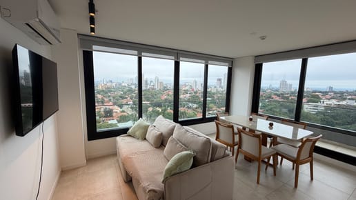 Alquilo departamento amoblado y equipado de 2 habitaciones en Asunción
