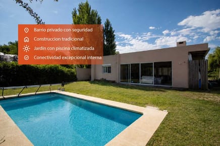Venta Casa Barrio Jardin - 3 dormitorios - Piscina climatizada - Lindo Jardín + Barbacoa