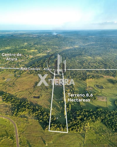 OPORTUNIDAD ÚNICA: Venta de 8.6 Hectáreas Estratégicas en Atyrá, Inversión Imperdible con Potencial Ilimitado