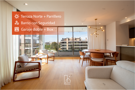 Venta Apartamento Barrio Parques 2 dormitorios - Terraza exclusiva en L - Amenities - Garaje x2