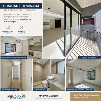 Departamentos en venta Mono ,1 y 2 dormitorios zona CIT, a minutos del eje Corporativo. 