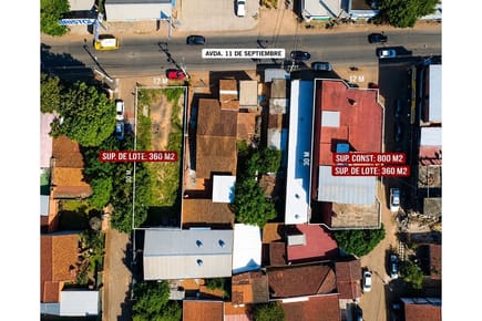 EN VENTA TERRENO EN ESQUINA SOBRE 11 DE SEPTIEMBRE