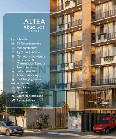 Vendo Departamento De Un Dormitorio En Ycua Sati