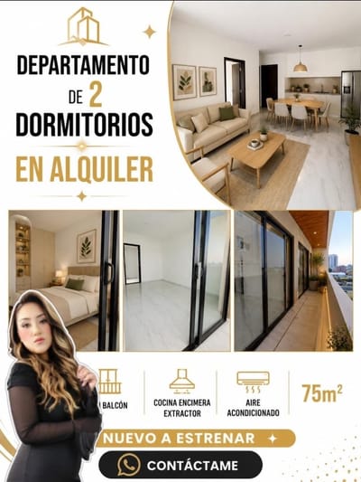 DEPARTAMENTO EN ALQUILER 2 DORMITORIOS