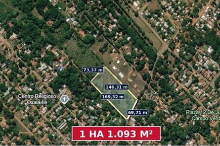 PROPIEDAD DE 1 HA CON 1.093 MTS2 EN CAPIATÁ RUTA 2
