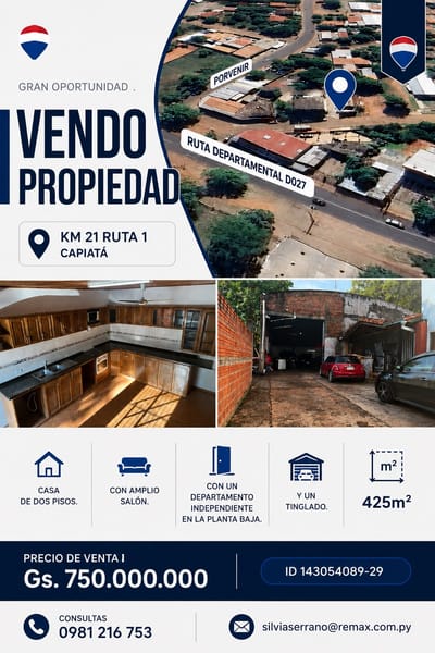 En venta en Capiata Ruta 1