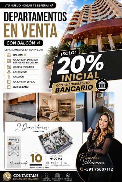 DEPARTAMENTOS DE 2 DORMITORIOS EN VENTA