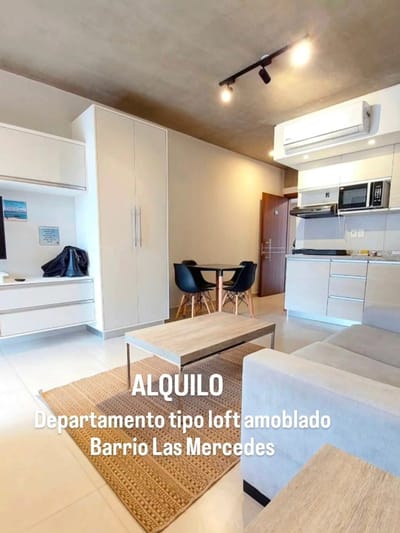 ALQUILO DEPARTAMENTO TIPO LOFT AMOBLADO EN BARRIO LAS MERCEDES 