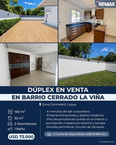 Vendo duplex luque