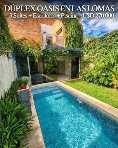 En Venta Hermoso Dúplex con 3 dormitorios en suite zona Parque de la Salud