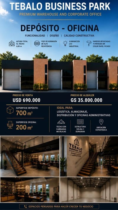 SE ALQUILA / SE VENDE! Galpones en Asunción!