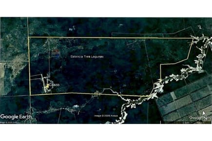 AMPLIO TERRENO DE 3.349 HECTÁREAS EN FUERTE OLIMPO EN VENTA