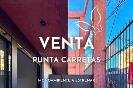 Venta de MONOAMBIENTE A ESTRENAR con PATIO en Punta Carretas