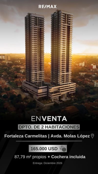 Departamento en venta Edificio Fortaleza Carmelitas | Torre A
