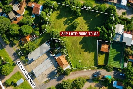 AMPLIO TERRENO EN LAGUNA GRANDE - SAN LORENZO EN VENTA (5069 M2)
