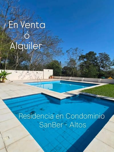 ALQUILO RESIDENCIA EN CONDOMINIO SAN BERNARDINO - SAN BER