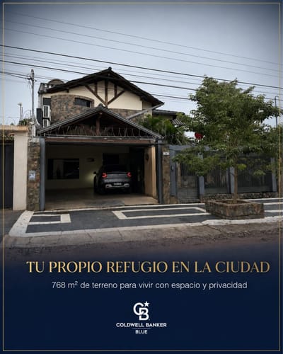 Vendo casa de 5 dormitorios con piscina, jacuzzi y sauna en Lambaré-Barrio Kennedy