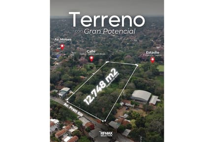 AMPLIO TERRENO DE 1 HECTÁREA SOBRE AVDA. PRATT GILL - ÑEMBY EN VENTA