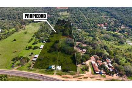 AMPLIO TERRENO DE 15 HECTÁREAS EN LUQUE EN VENTA