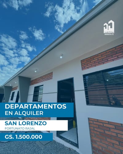 DEPARTAMENTOS DISPONIBLES EN SAN LORENZO