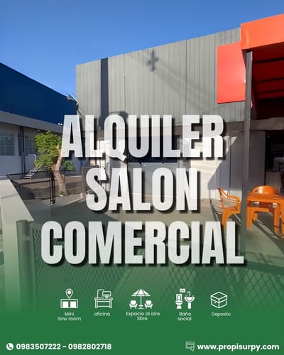 SALÓN COMERCIAL EN ALQUILER - ZONA BRASILIA