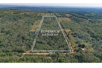 Terreno de 5 ha. en venta en Eusebio Ayala