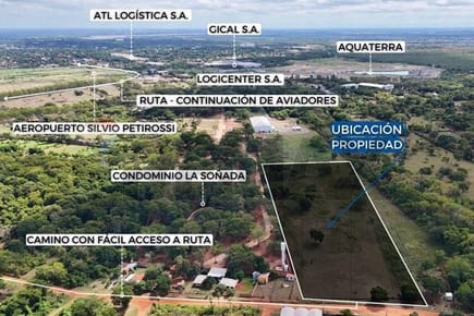 EN VENTA | 3 Ha Zona Aeropuerto en Zárate Isla, Luque