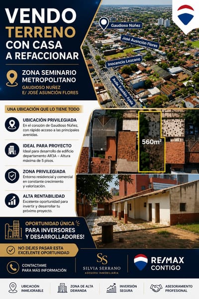 Terreno en Asuncion - Barrio Mburicao 
