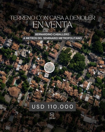 VENTA TERRENO EN BERNARDINO CABALLERO