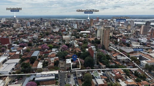 EXCLUSIVA PROPIEDAD EN VENTA SOBRE TACUARY, BARRIO SAN ROQUE, ASUNCIÓN: ¡INVERSIÓN ESTRATÉGICA CON ALTO POTENCIAL!