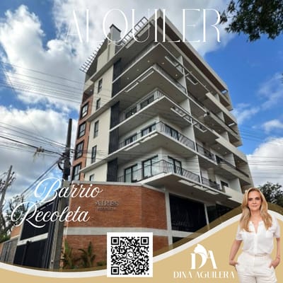 ALQUIER DEPARTAMENTO A ESTRENAR DE 1 DORMITORIO EN ASUNCION Bo Recoleta - Edif Aires de Recoleta