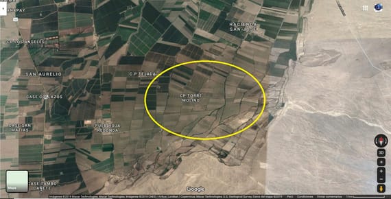 Vendo Terreno Agrícola 6.32 Hectáreas, Sector Torre Molino, El Carmen, Chincha