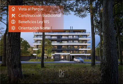 Venta Apartamento con Vista al bosque Parque Miramar 1 Dormitorios - Terraza - Amplio