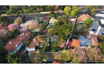 AMPLIO TERRENO DE 1.769 M2 SOBRE AVDA. MCAL LOPEZ EN VENTA