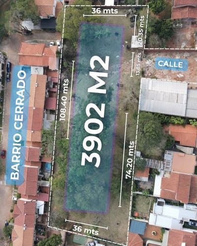VENDO TERRENO DE 3902 M2 EN VILLA ELISA