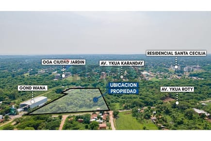Vendo 2.5 hectareas sobre Ykua Roty LUQUE