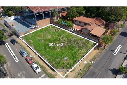 TERRENO EN ESQUINA EN ASUNCIÓN - BARRIO SAN ANTONIO EN VENTA