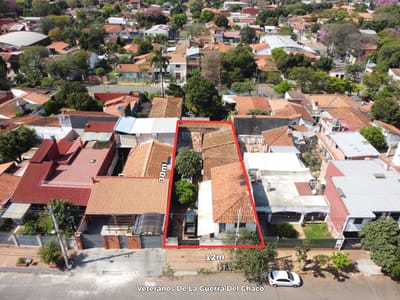 Terreno 360m2 Venta San Pablo Asuncion 400m Multiplaza Ideal Duplex