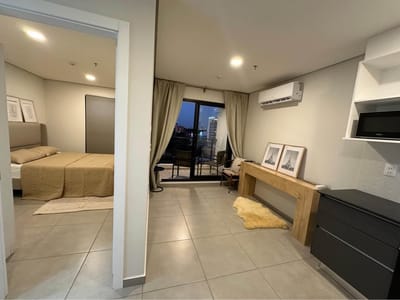 ALQUILER DE DEPTO SEMIEQUIPADO A ESTRENAR DE 1 DORMITORIO Z/ SHOPPING MARISCAL