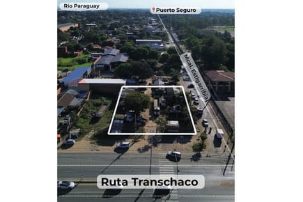 TERRENO COMERCIAL EN ESQUINA SOBRE LA RUTA TRASCHACO - MARIANO EN VENTA