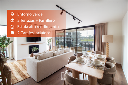 Venta apartamento 2 dormitorios en Barrio Parques - 2 terrazas + 2 Garajes