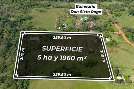 AMPLIO TERRENO DE 5 HECTÁREAS YAGUARÓN - ÑUATI GUAZÚ EN VENTA