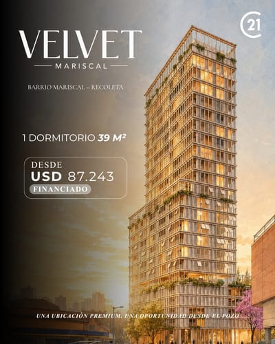 VELVET MARISCAL: El Lujo Redefinido en Recoleta, Una Nueva Forma de Vivir con Estilo y Exclusividad