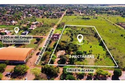 Terreno Comercial en Minga Guazú km 16 - 20,000 m²