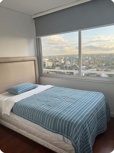 Alquilo dpto. Totalmente amoblado en SKY TOWER, 2 dormitorios, 2 baños, 1 cochera 1500 USD
