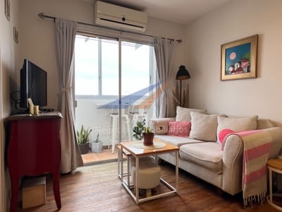 Alquiler Apartamento 1 Dormitorio en Cordón! Piso Alto. Amueblado y Equipado!