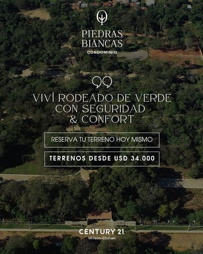 Vendo terrenos en San Bernardino barrio cerrado cerca del Anfiteatro