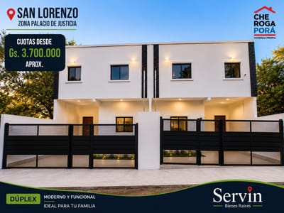 ?✨ ¡Exclusivo Dúplex a Estrenar en San Lorenzo! Ubicación Premium en Zona Palacio ?