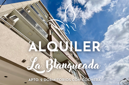 Alquilamos apto. soñado en La Blanqueada de 2 dormitorios y cochera.