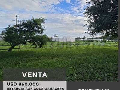 Venta de Inmueble Rural Agrícola Ganadero en Itacurubí de la Cordillera